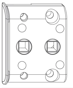Renvoi de fouillot MACO 102234 Fenêtre PVC