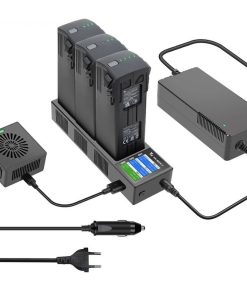 Hub de Charge Rapide Intelligent 4 en 1 Secteur / Allume-Cigare pour drones DJI Mavic 3 / Mavic 3 Classic / Mavic 3 Pro