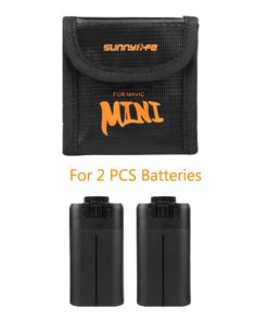 Sacoche de Protection Anti-Explosion pour DJI Mavic Mini 1/2/SE/2SE/4K – pour 2 BATTERIES