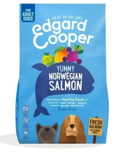 Edgard&Cooper – Adult Carne Fresca di Salmone Norvegese Senza Cereali – 7kg